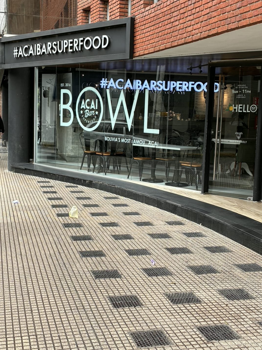 Acai bar superfood